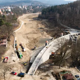 Rekonstrukce liberecké přehrady Harcov je u konce