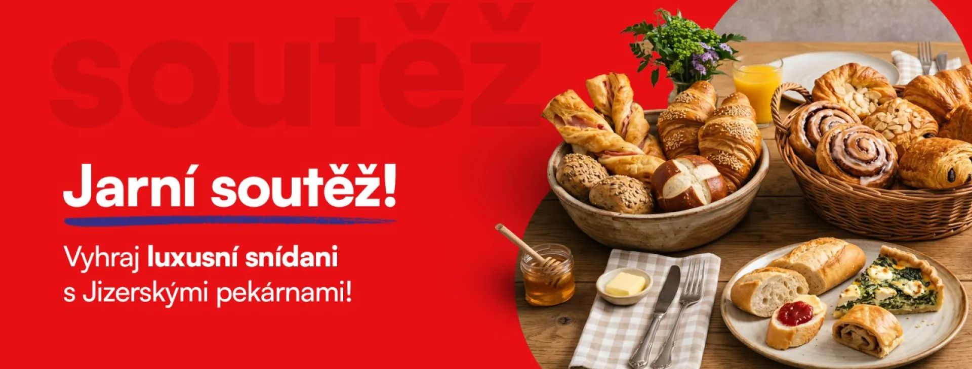 Vyhraj luxusní snídani od Jizerských pekáren